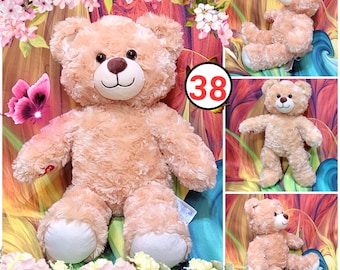 Peluche clásico de 16" con espirales de color marrón claro de Build a Bear Workshop n.° 38