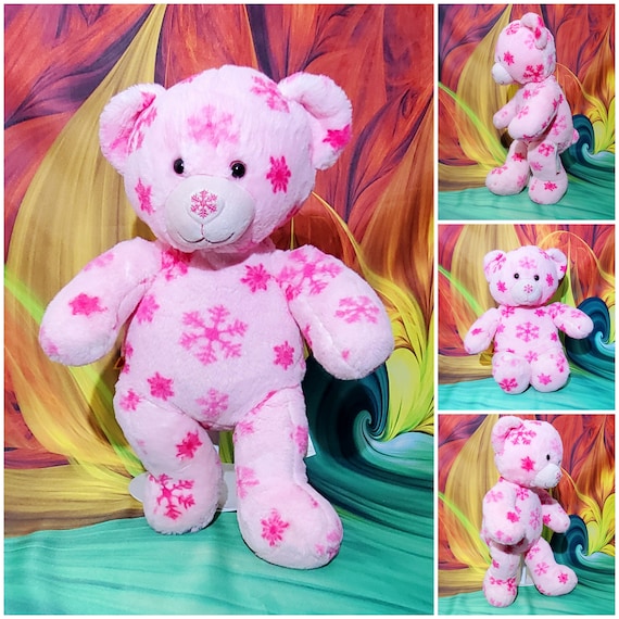 16 Build A Bear Pink Snowflake Winter Hugs Flurry Teddy Stuffed BABW Plush  Retired B53 -  Canada