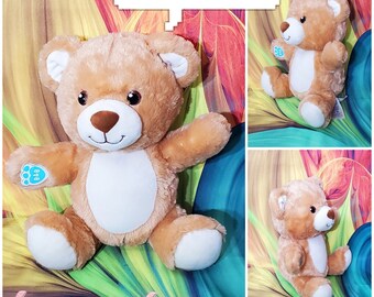 Build-a-bear Pastel Rose Bouquet Plush Teddy Bear 12