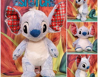 Build A Bear Disney STITCH Snowflake 16" Stuffed Plush Happy Stitchmas Christmas