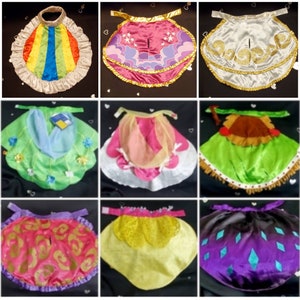 Build A Bear My Little Pony Celestia Fluttershy Pinkie Starlight Luna Twilight Applejack Rarity Rainbow Dash DJ Pon Cape