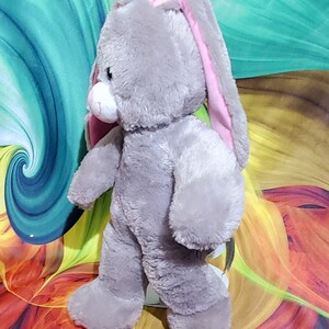 RARE Build-a-bear Gray Bunny Rabbit Authentic Retired Stuffed BAB Plush ...