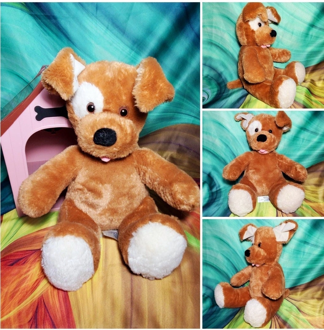 Build a Bear 15 Brown Tan Teddy Bear BAB Paw Patch & Patch Eyes 2019 #21A