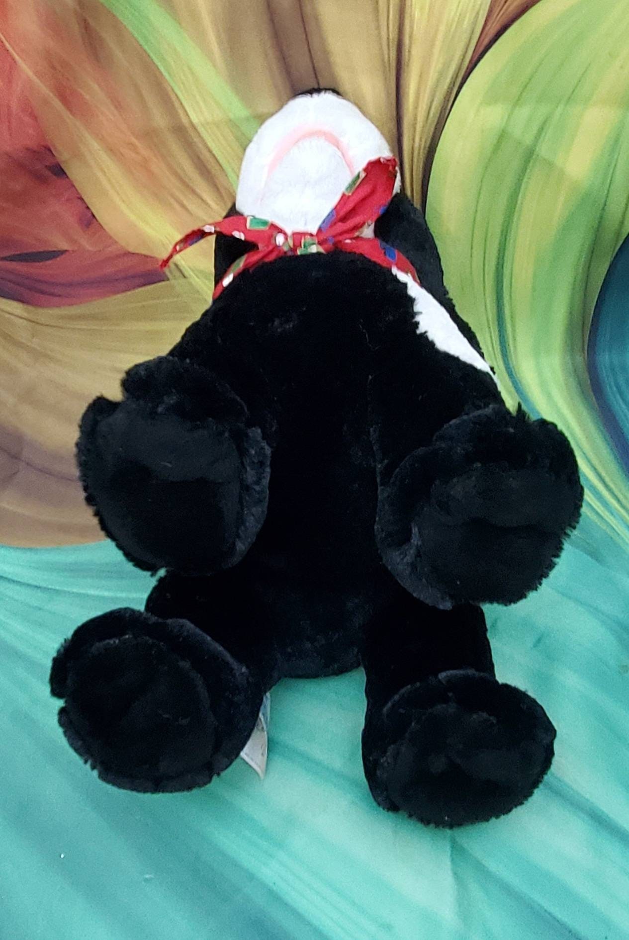 RARE Build A Bear Play by Play Pup Black Dog W/ White Eyepatch Etsy