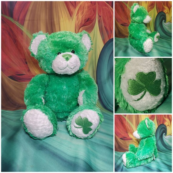 Irish Saint Patrick's Day Care Bear Good Luck Stuffed Plush Animal. For Sale At Ruby Lane