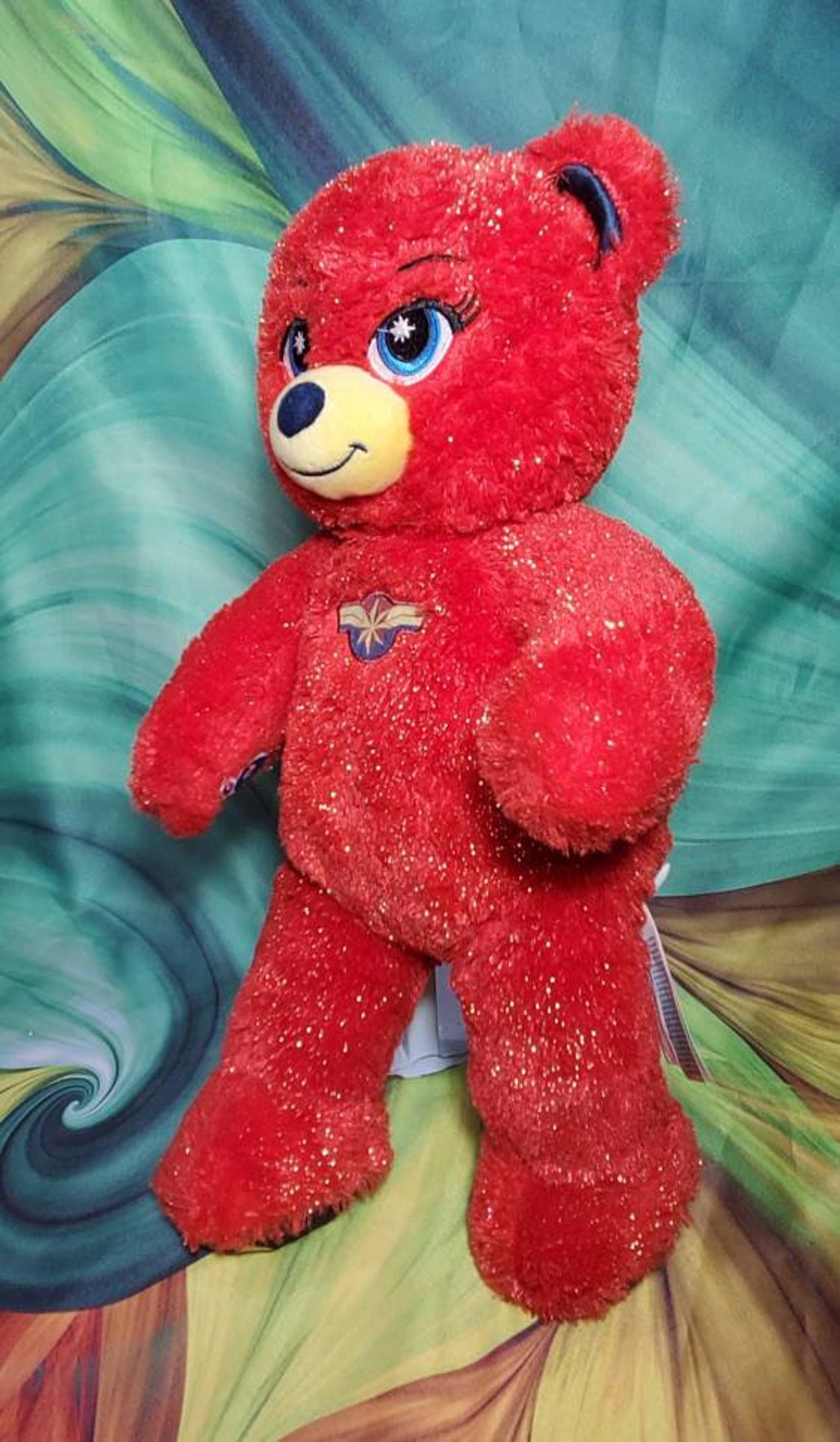 16 Build a Bear Captain Marvel Plush BABW Stuffed Teddy - Etsy