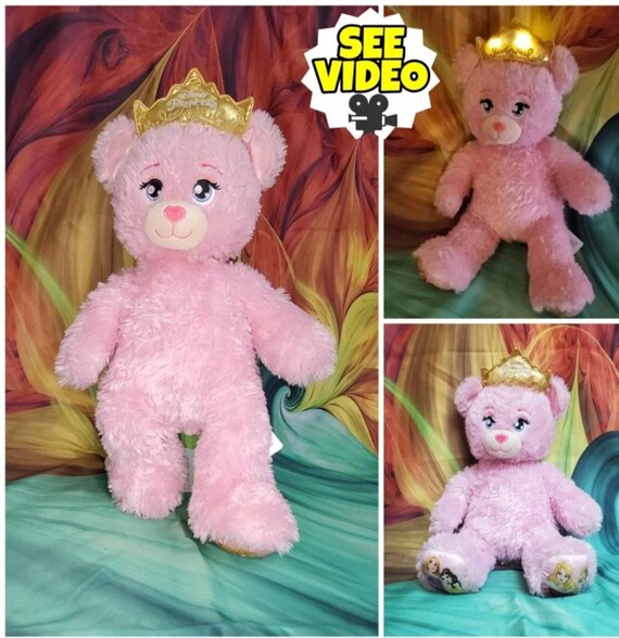 Pink princess teddy clearance bear