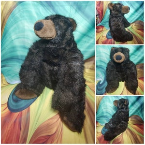 RARE Build a Bear Vintage 1997 Black Grizzly Plush BAB