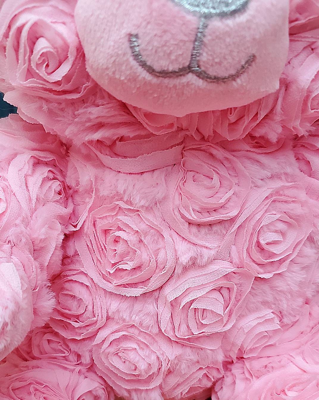 Build-a-bear ROSE Bear Red White Pink Sweetheart Valentines Day