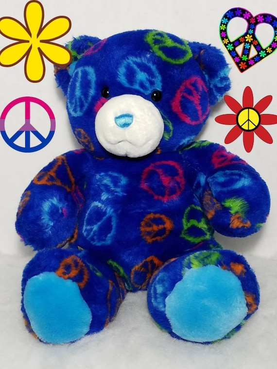 royal blue teddy bear