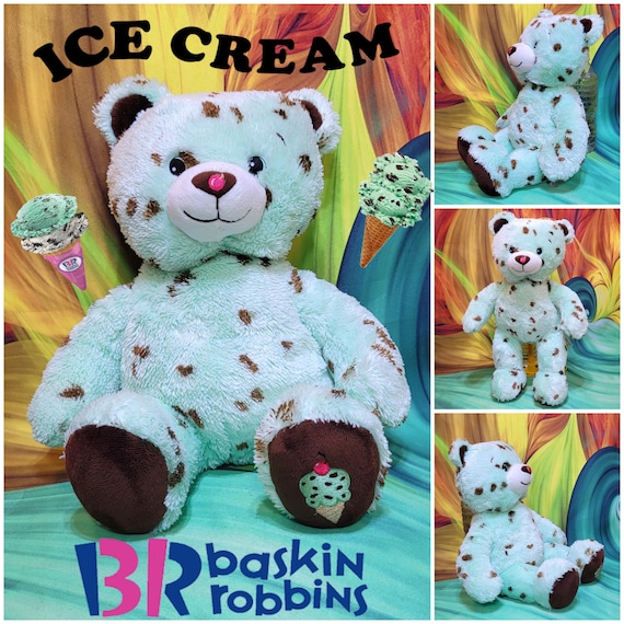 Build-A-Bear ビルドアベア　31 バスキンロビンス　チョコミント Build A Bear Baskin Robbins Mint Chocolate Chip Ice Cream 16