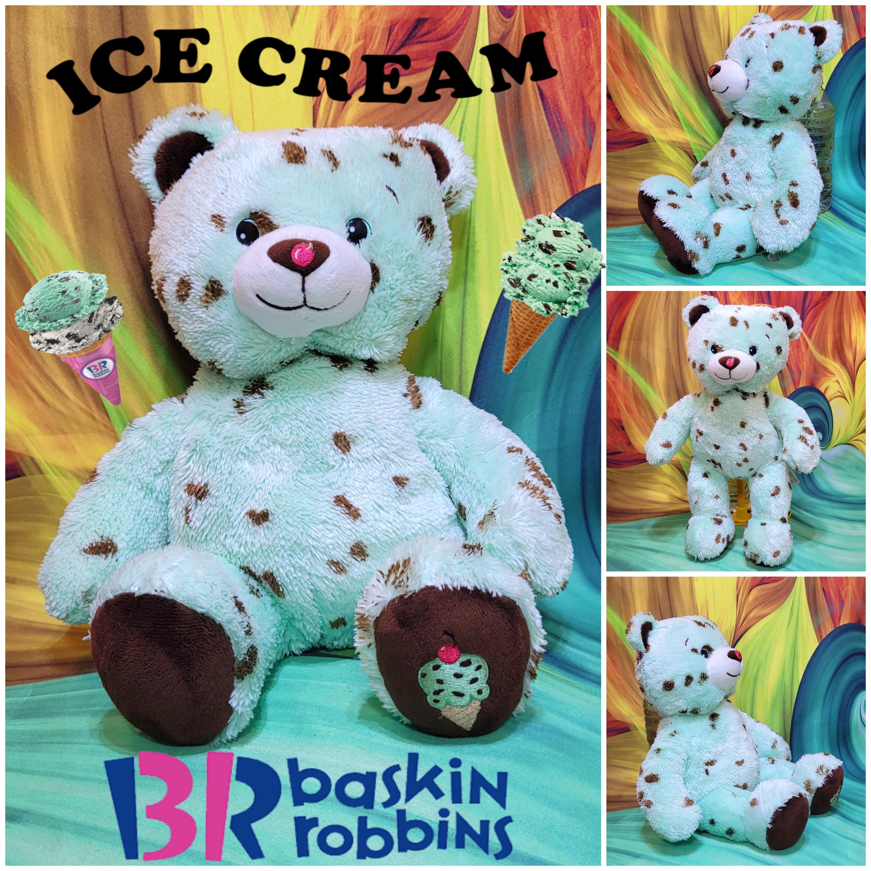 Build A Bear Baskin Robbins Mint Chocolate Chip Ice Cream 16