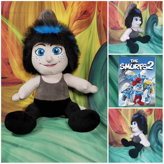 Build A Bear Smurfs 2 Naughty Vexy Smurf Plush Black & Blue -  Portugal