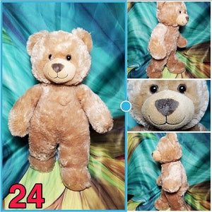 Build A Bear Classic Brown Teddy 16&quot; Stuffed BAB Soft Plush #24