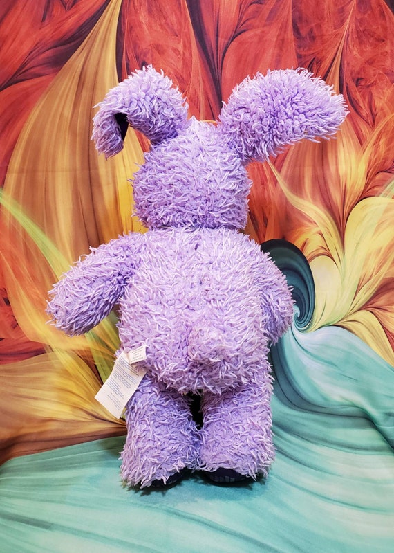 20 Build a Bear Rock n roll Bunny Rabbit Music Notes Purple Stuffed Plush Etsy Canada