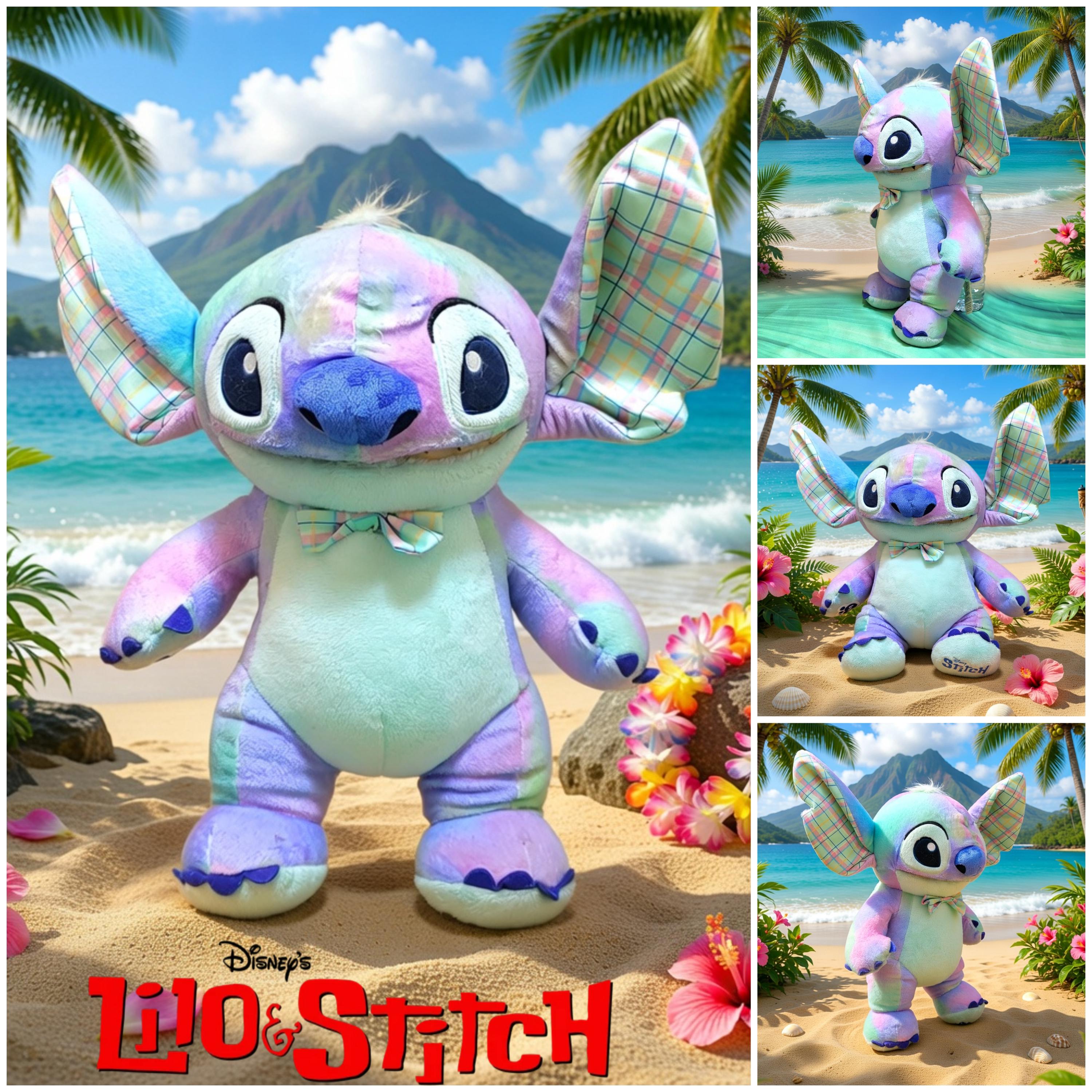 Build A Bear Workshop Disney Lilo & STITCH Plush BAB Tie Dye 15