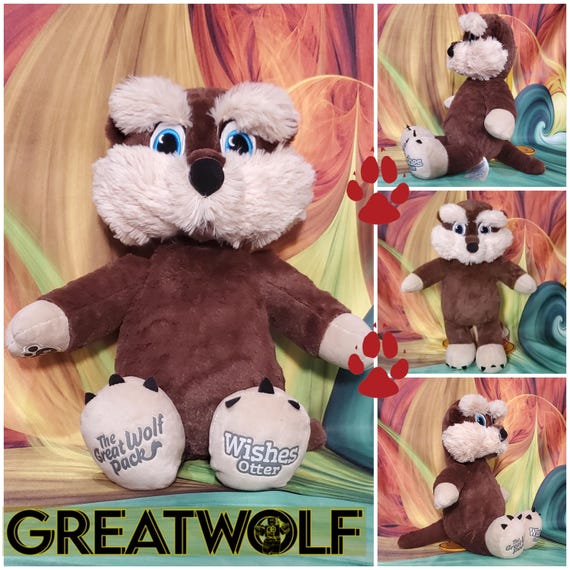 Build A Bear Workshop Great Wolf Pack Lodge Wishes Otter 16