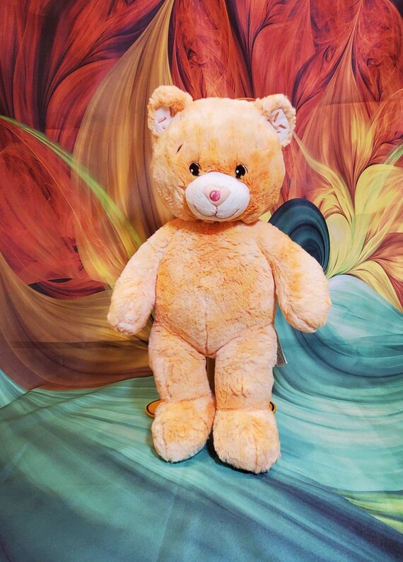 RARE Build A Bear Baskin Robbins Orange Sherbet Ice Cream Cone