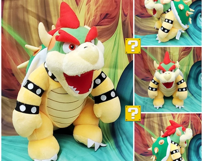 15 Buildabear Bowser Plush King Koopa Nintendo Super Etsy
