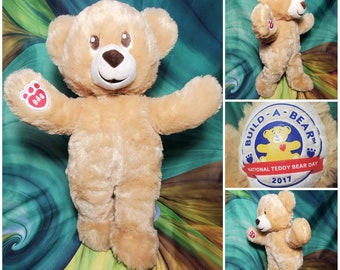 15" Build a Bear Workshop National Teddy Bear Day 2017 Brown BABW Stuffed Plush