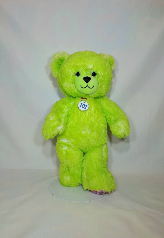 Build a Bear CANDY POP Green Bear Plush RETIRED 16 Stuffed Animal. B101 Etsy Canada