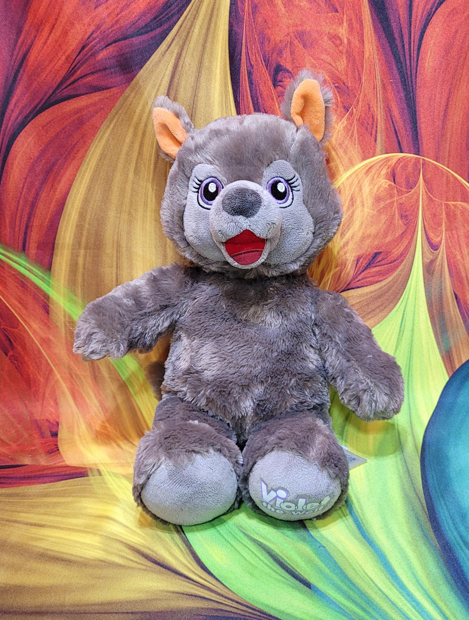 Build A Bear Workshop Violet the Wolf Great Wolf Lodge Gray 16