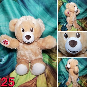 15&quot; Build A Bear Little Honey Cub Classic Teddy Plush Stuffed Tan BABW Super Soft #25
