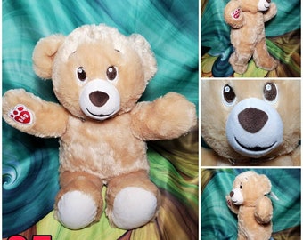 15" Build A Bear Little Honey Cub Classic Teddy Plush Stuffed Tan BABW Super Soft #25