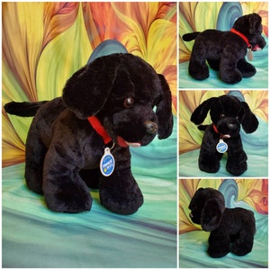 Build A Bear Black Lab Promise Pets Labrador Puppy Dog Plush Stuffed Etsy