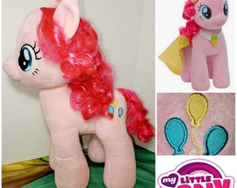 Build a Bear My Little Pony PINKIE PIE Balloons Limited Edition BABW Plush Horse