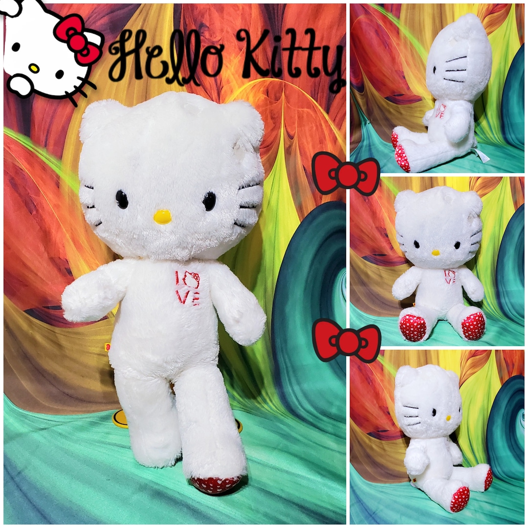 RARE Build A Bear Hello Kitty Red Love Hearts Valentine 18