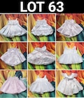 Build-A-Bear Wedding Party Prom White Satin Dress Evening Gown Girls Teddy Outfit Clothes Lot 63