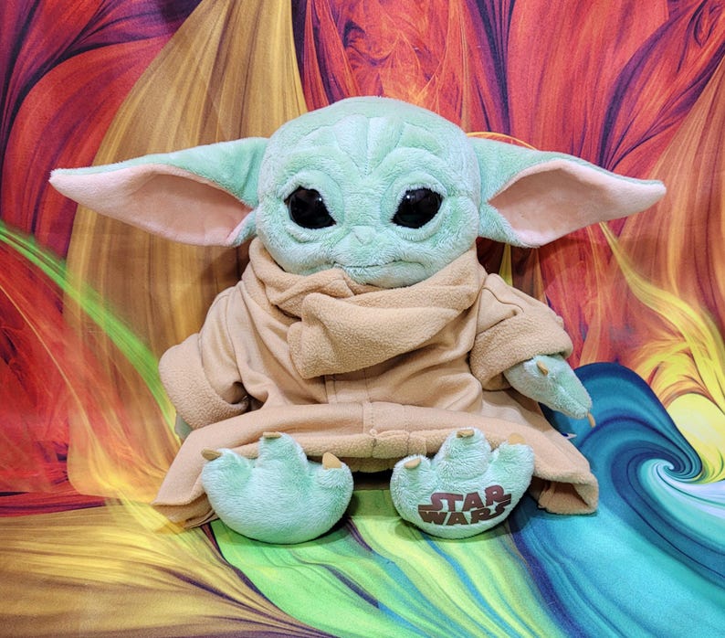 Build A Bear Baby Yoda GROGU 15" Stuffed Plush Star Wars Mandalorian The Child image 2