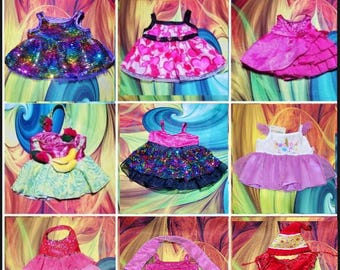 Build A Bear Outfit Dress Costume Girl Boy Teddy Bear Clothes Shirt Shorts Pants  Lot 45