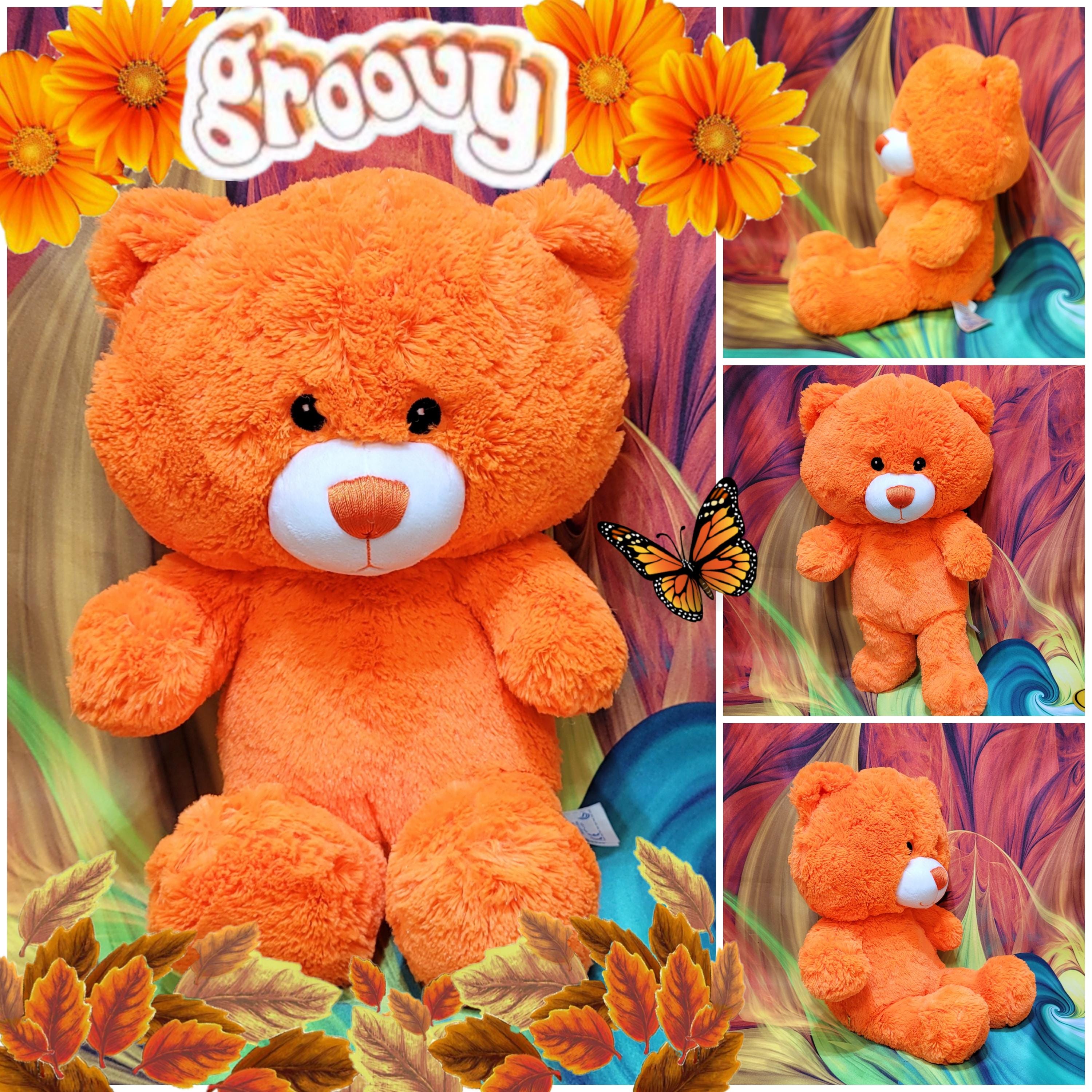 Build a Bear Orange Big Head Pizazzy Halloween Pumpkin 16