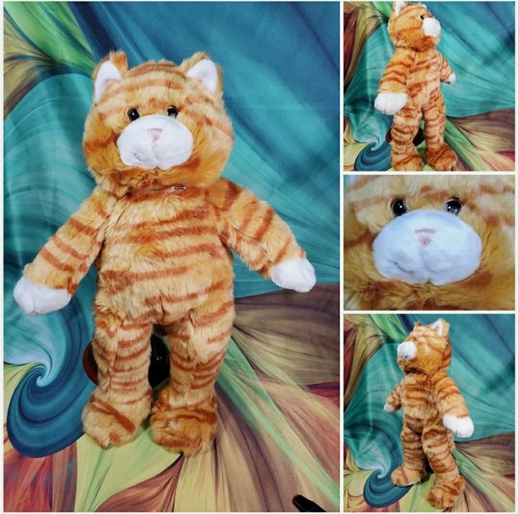 Build A Bear Orange Striped Tabby Cat 