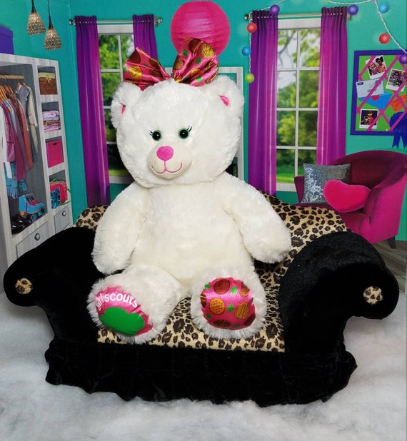 girl scout leopard plush