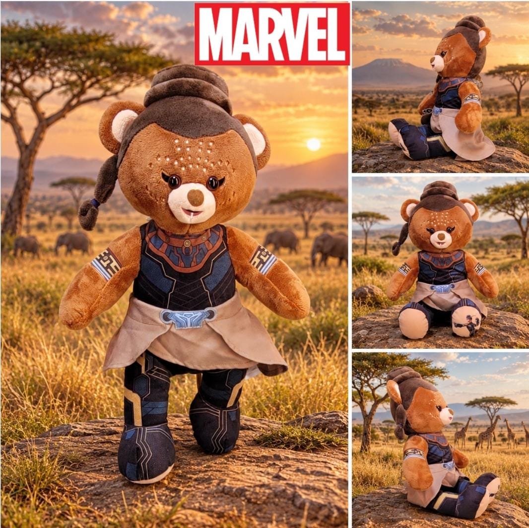 Build-a-bear Workshop Marvel Shuri Wakanda Black Panther 18