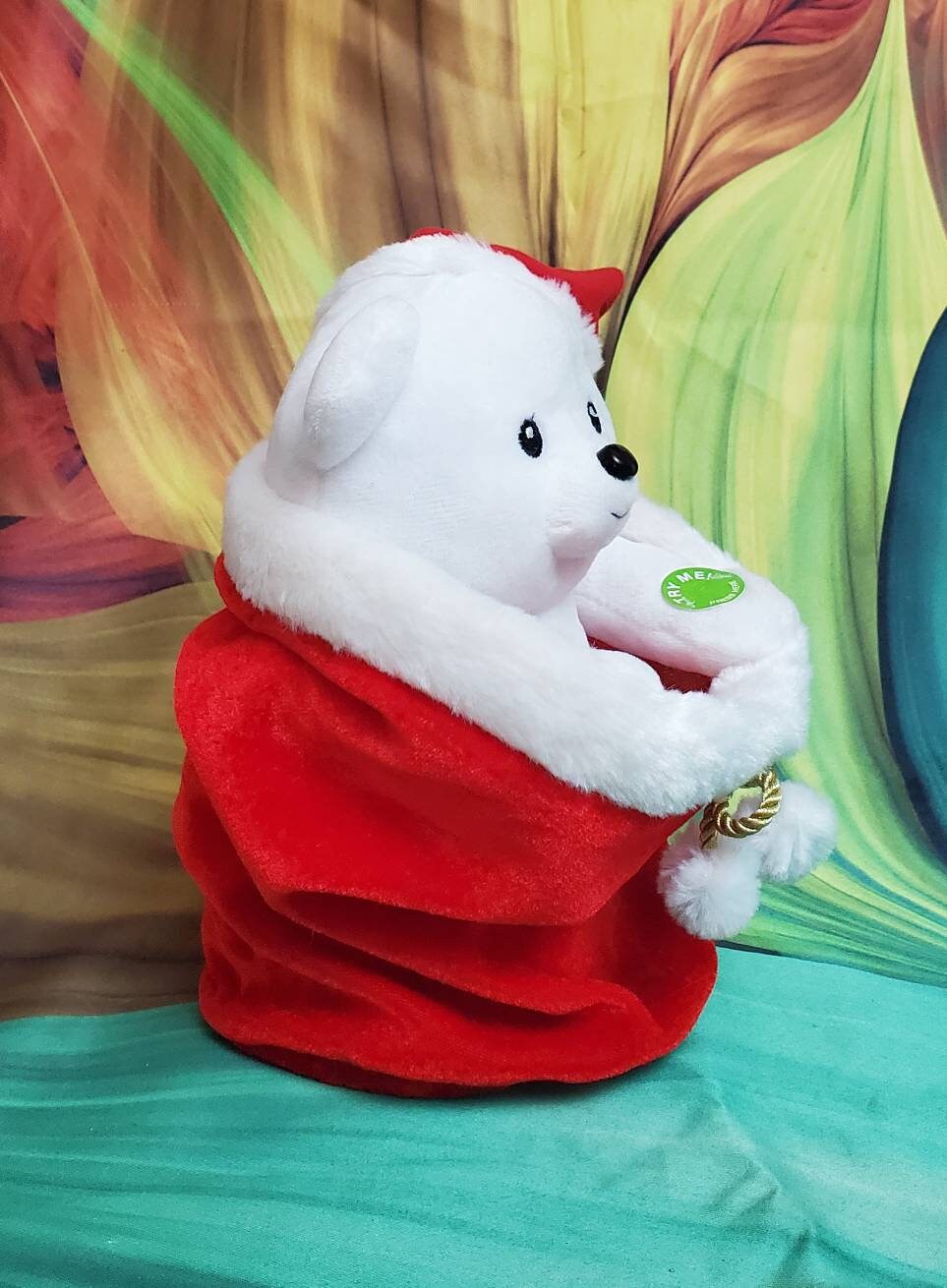 Talking christmas 2024 teddy bear