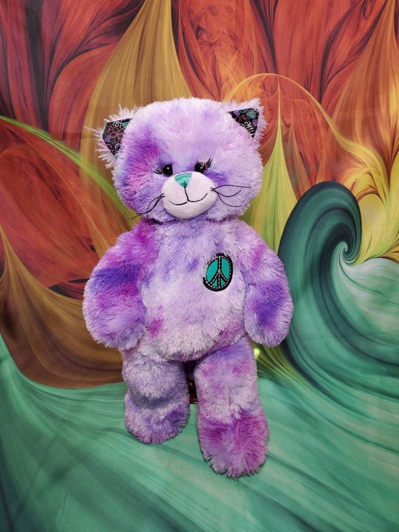 Build-a-bear Kitty Cat BFF Purple Tie 