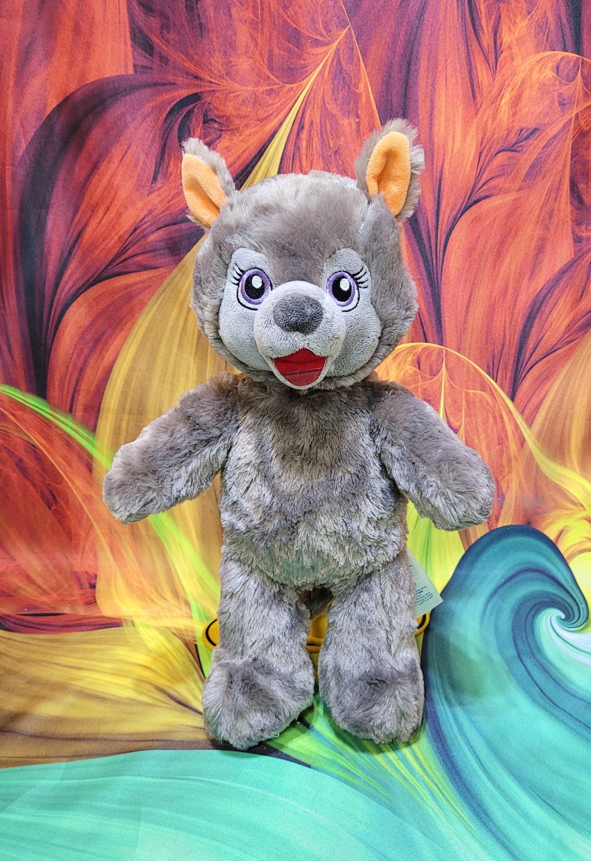 Build A Bear Workshop Violet the Wolf Great Wolf Lodge Gray 16 