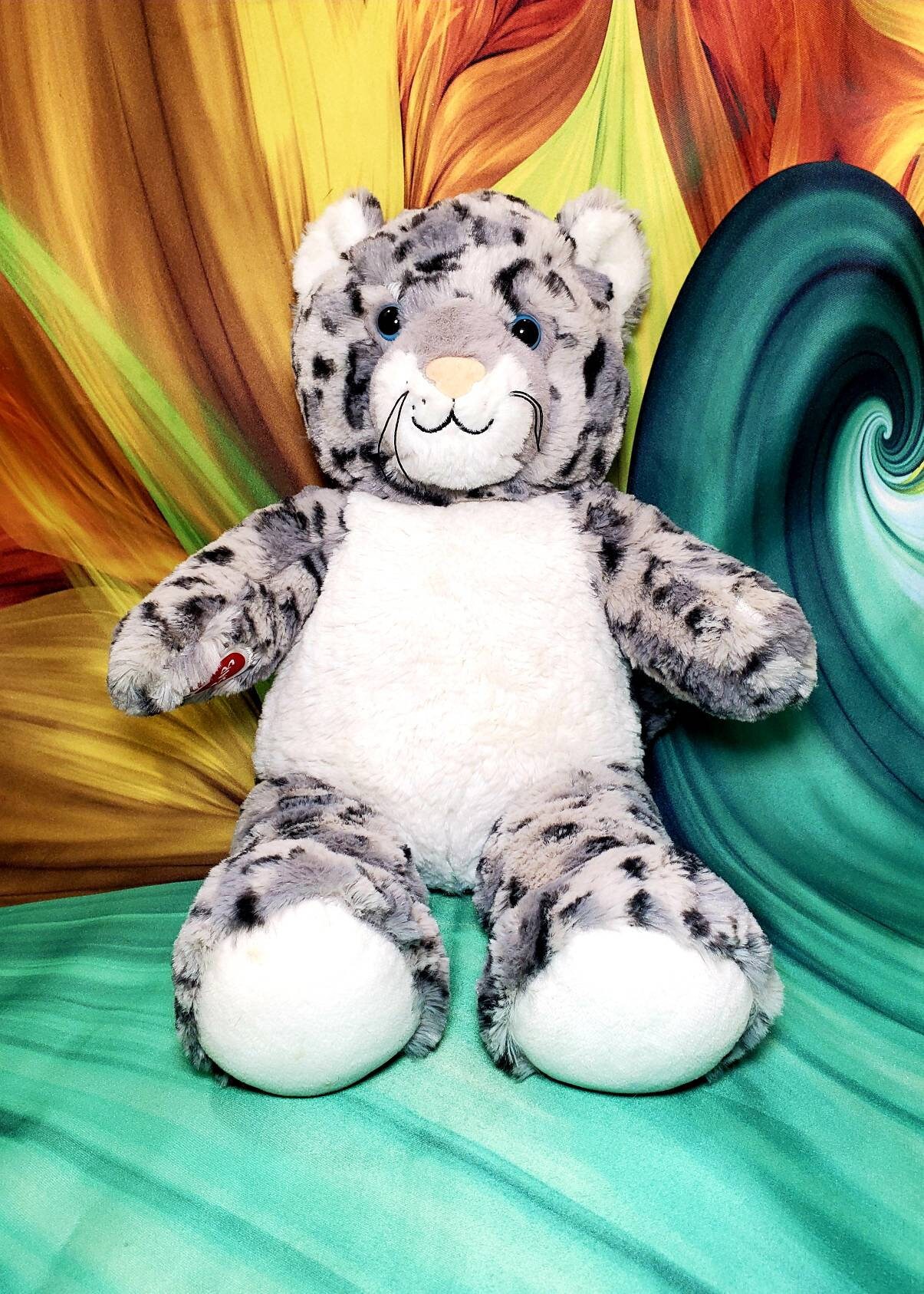 Snow leopard teddy bear deals