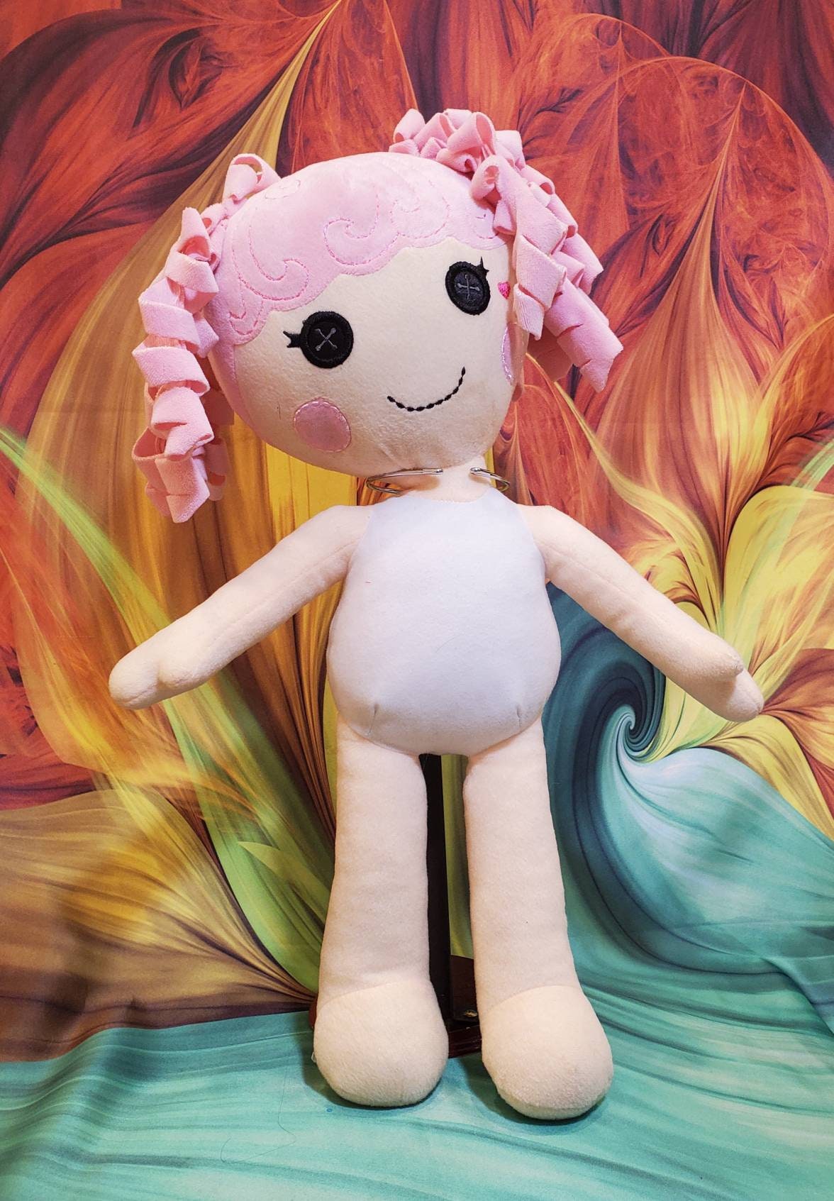 20 Build A Bear Lalaloopsy Jewel Sparkles Plush Pink Hair BABW Rag Doll Etsy Denmark