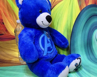 Build A Bear Captain America Marvel Avengers Blue 16