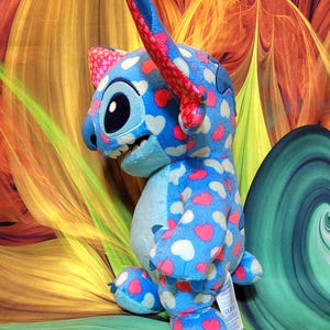 Build A Bear Valentines Day Hearts Disney Lilo & STITCH 14" Stuffed Plush Toy bild 8