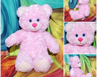 Build-a-bear Pastel Rose Bouquet Plush Teddy Bear 12