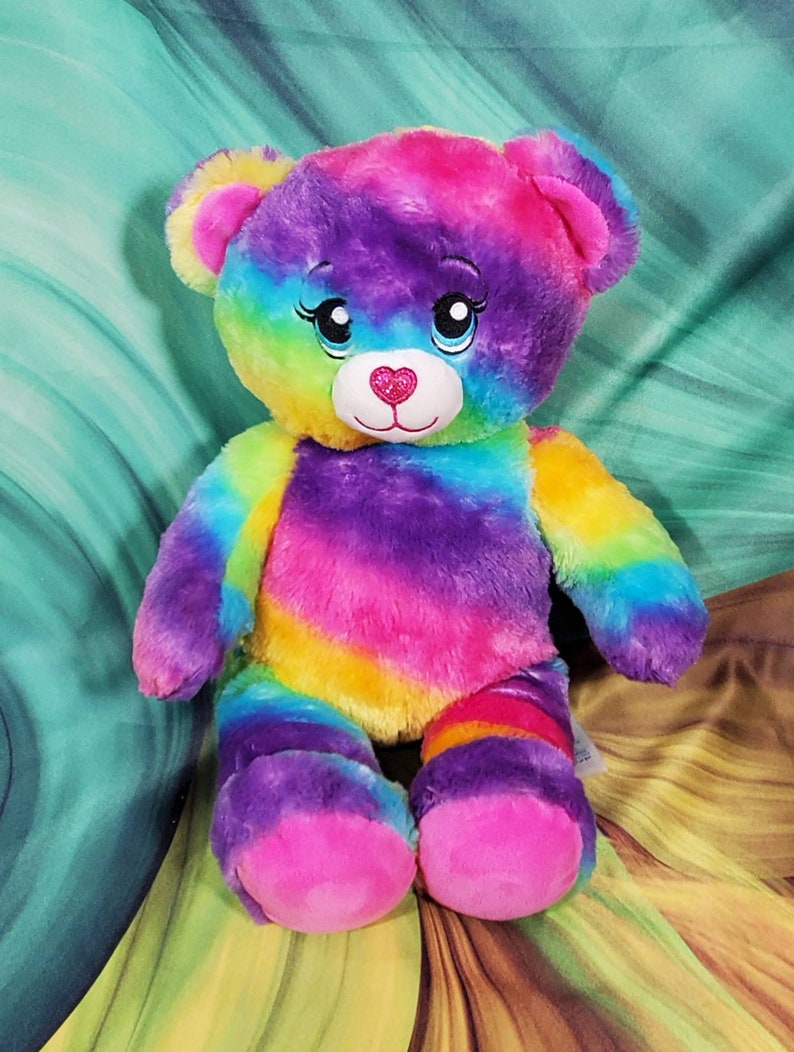rainbow ruby teddy bear