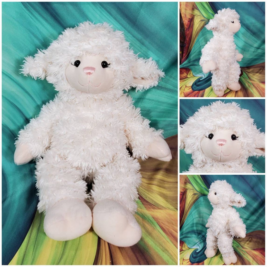 17 Build A Bear Soft Little Baby Easter Lamb Fluffy Stuffed Plush BABW Sheep Etsy