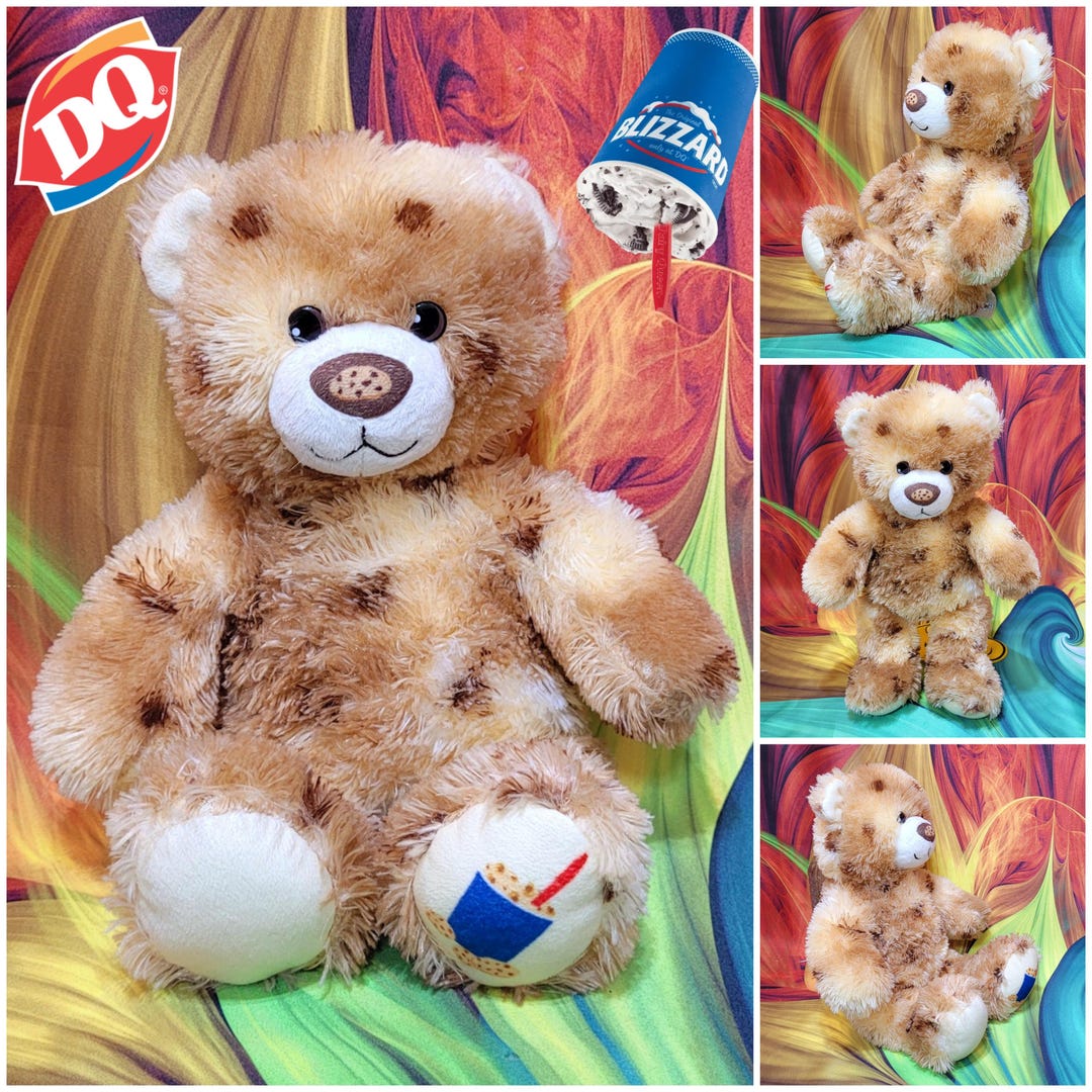 Build A Bear Dairy Queen Blizzard Ice Cream Chocolate Chip Cookie