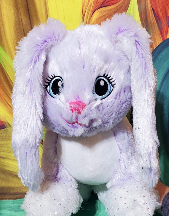 Build A Bear SUGAR PLUM Merry Mission Mint Easter Bunny Purple 12